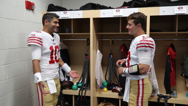 Joe Montana Has A Strange Take On The 49ers Quarterback Situation That Brandon Aiyuk Seems To Disagree With