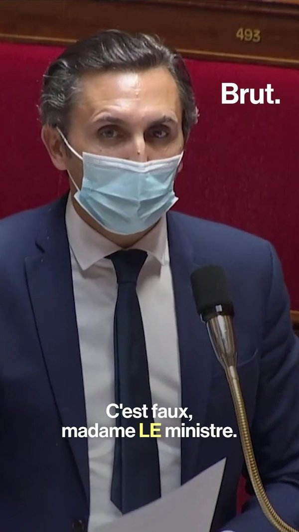 "Madame LE ministre" : le député Julien Aubert récidive