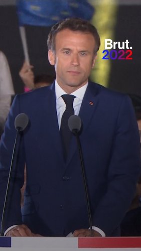 Réélection d'Emmanuel Macron : Brut revient en vidéo sur la soirée électorale