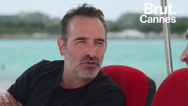 Brut.Cannes : Jean Dujardin discute avec Augustin Trapenard