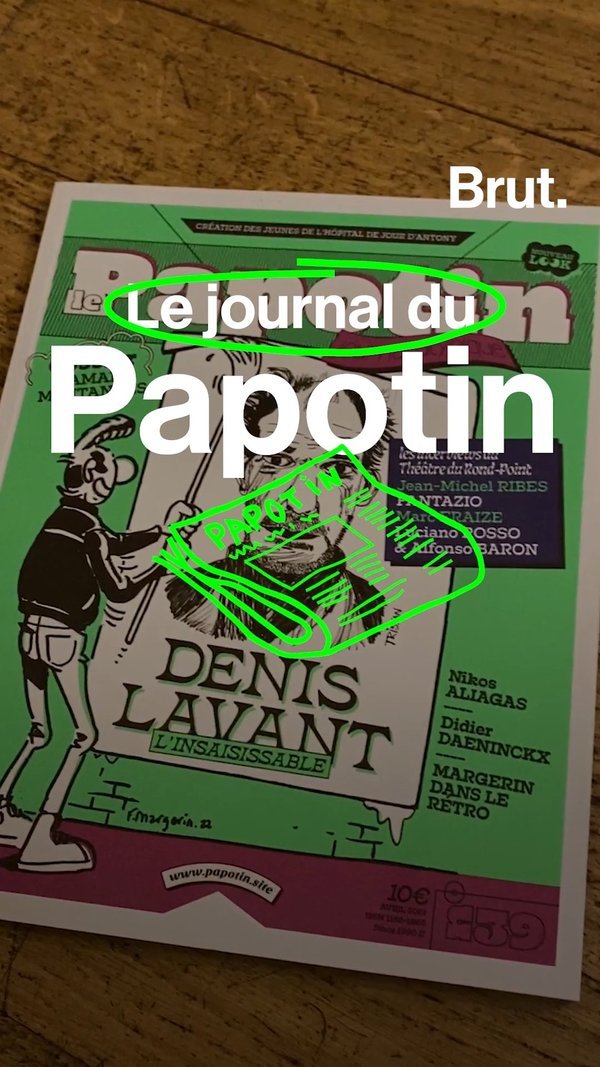 Une journée avec la rédaction du journal Papotin | Brut.