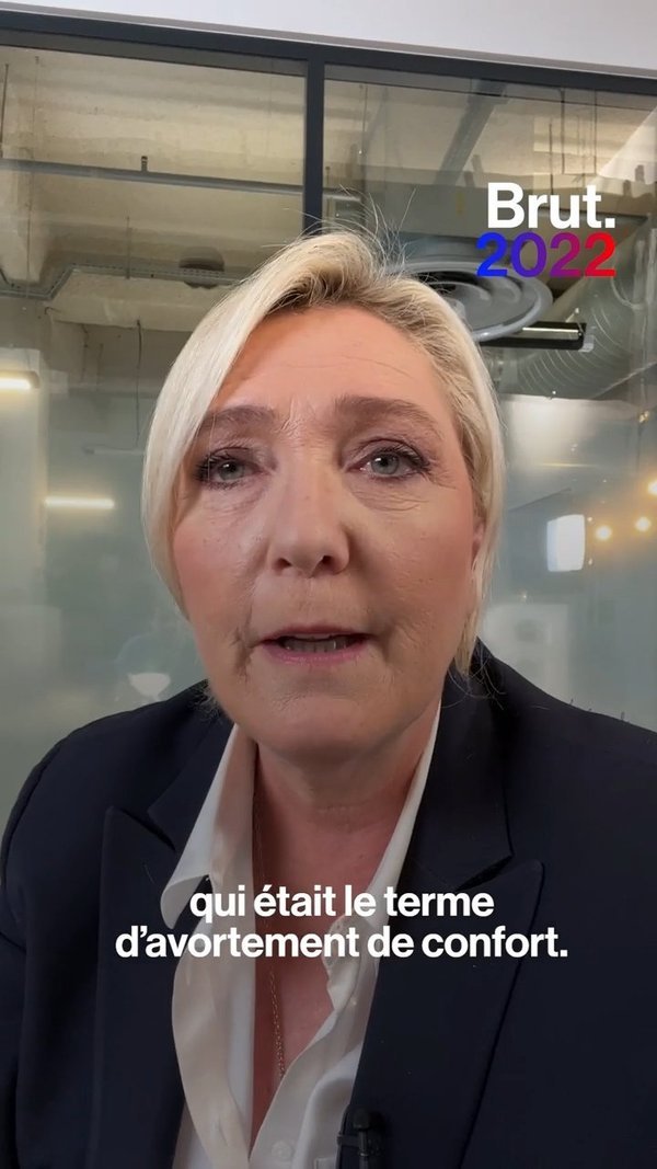 IVG : ce qu’en pense Marine Le Pen en 2022