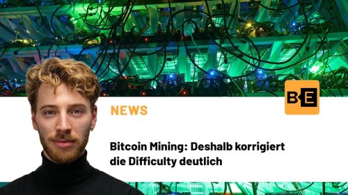 Bitcoin Mining: Deshalb korrigiert die Difficulty deutlich