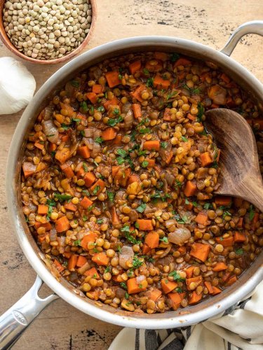 Spiced Lentils with Carrots