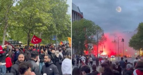 Polizei nach Fußballfeier türkischer Fans von Galatasaray entsetzt