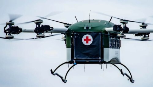 Raus aus der Kampfzone: Wie eine deutsche Drohne Leben rettet