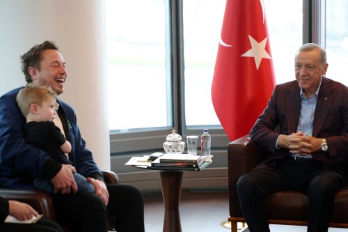 Elon Musk führte peinlichen Smalltalk mit dem türkischen Präsidenten Erdogan
