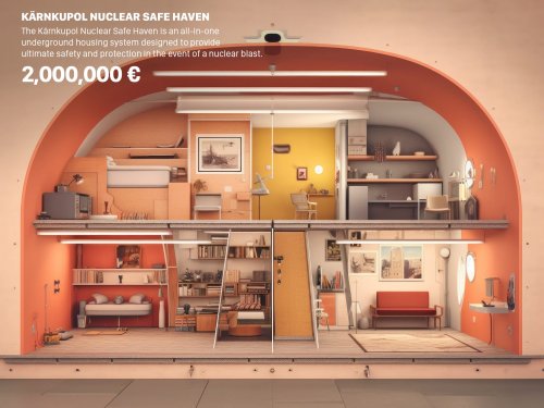 So könnte eine Ikea-Einrichtung für Bunker aussehen: Ein Filmemacher hat die Produkte mit Künstlicher Intelligenz erstellt