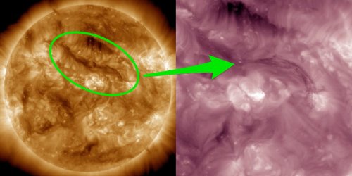 Eine gigantische Eruption bedeckte "mehr als die Hälfte der Sonne" und stürzte dann auf die Erde – weitere Sonnenstürme sind programmiert