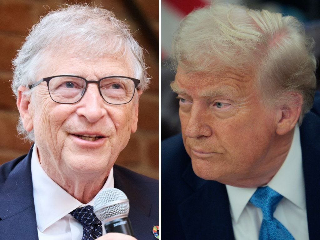 Bill Gates versuchte während dreistündigem Treffen mit Trump HIV-Hilfe zu retten