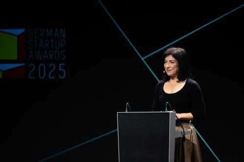 Erster Auftritt der Bundesministerin Reiche vor Startup-Publikum: „Der Glaube an die eigene Vision ist größer“