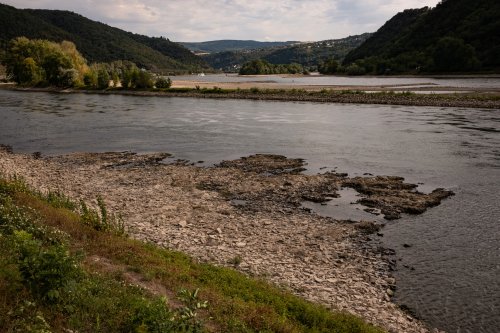 Wegen der Dürre werden in einem deutschen Fluss unheilvolle, jahrhundertealte "Hungersteine" freigelegt, die vor Not warnen