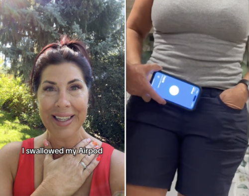 Diese Frau schluckte einen Airpod statt ihrer Vitamin-Tabletten und ging viral auf TikTok