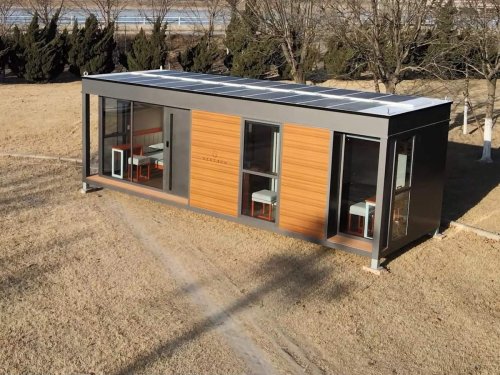 Nestron's wildly popular futuristic 275-square-foot prefab tiny home has arrived in North America &mdash; see inside the $96,000 unit