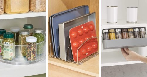 54 Clever Items That Will Instantly Declutter & Organise Your Kitchen Cabinets