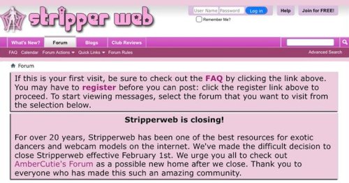 An Ode To Stripperweb, The Beloved Sex Worker Forum