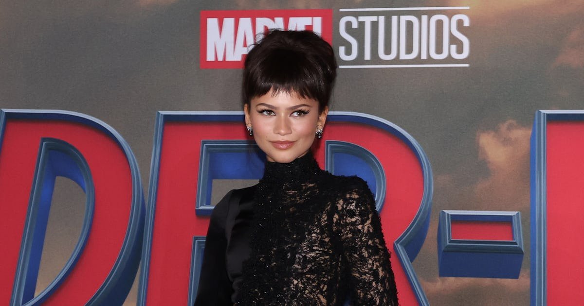 Zendaya Enters Her Morticia Addams Era For Spider-Man: Brand New Day
