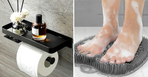 These weird things for your shower & bathroom are so damn clever