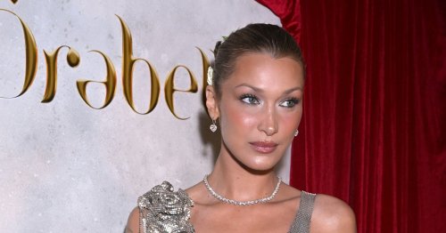 Bella Hadid Rewears Milla Jovovich’s Vintage Galliano Dress in London