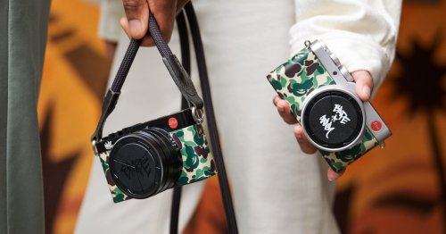 Leica’s collab with Bape brings us a camo-clad camera