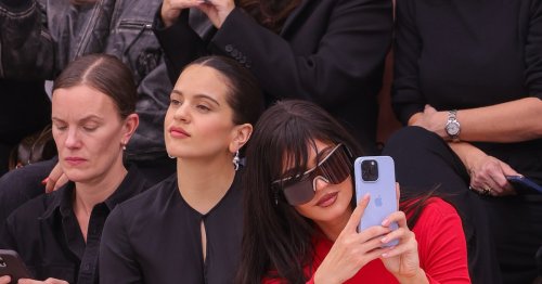 All the Times Kylie Jenner & Rosalía Sat Together During Fashion Week