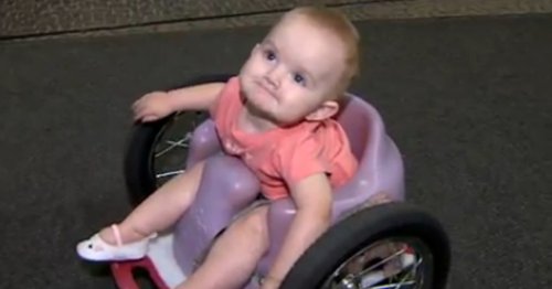 Parents Use Pinterest To Craft Toddler A DIY Wheelchair