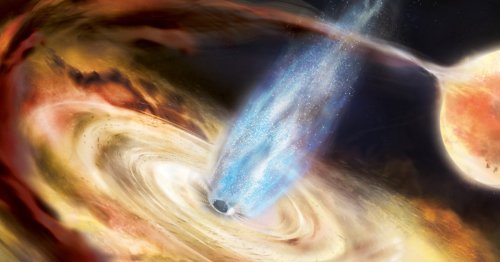 Scientists capture a stunning black hole outburst