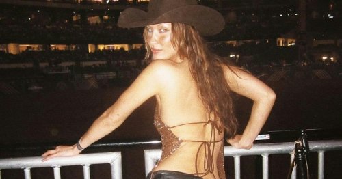 Bella Hadid's Latest Cowboy Accessory? Her Boyfriend's Riding Belt