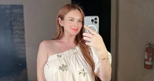 Lindsay Lohan’s Pregnancy Look For Her ‘Allure’ Cover Is So Dramatically Good