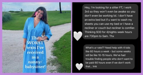 Nanny Goes Viral For Exposing Parents' Entitled Messages