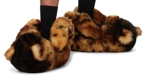 vetements teddy bear slippers price