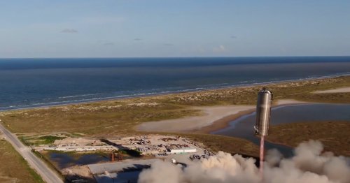 SpaceX Starship: incredible video shows prototype soaring in first flight