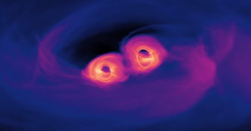 Astronomers see the light from a black hole collision for the first time