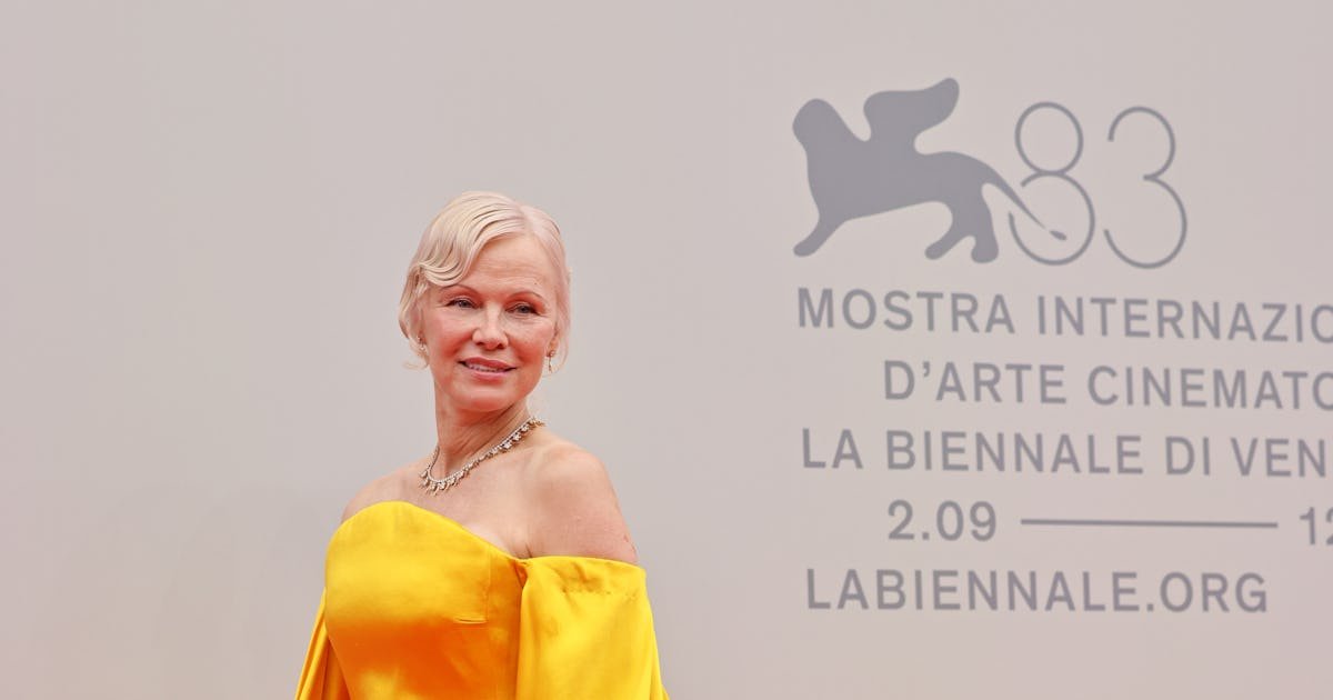 Pamela Anderson Brought the Rainbow to Venice