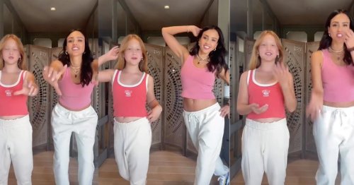 Watch Jessica Alba And Her Daughter Take On A TikTok Dance Challenge In Matching Outfits