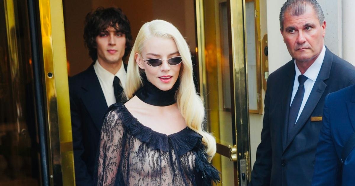 Anya Taylor-Joy Serves Two Takes on Sheer In Paris