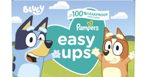 Pampers Easy Ups Now Come In Bluey Designs & Bush Wees Just Got A Whole Lot Easier