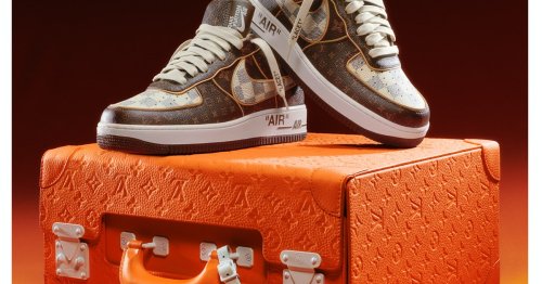 Your First Look At The Louis Vuitton & Nike Air Force 1 Sneakers By Virgil Abloh