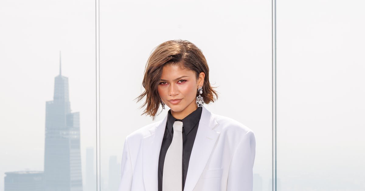 Zendaya Bids Grecian Aesthetics Adieu for Sexy Boardroom Dressing