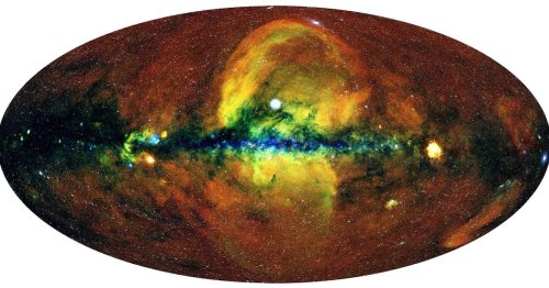 Astronomers are stumped by giant bubbles at the center of the Milky Way