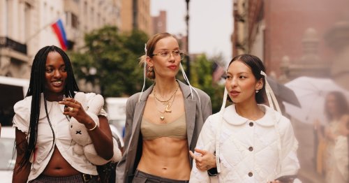 The Bralette Ruled NYFW Spring 2024 Street Style