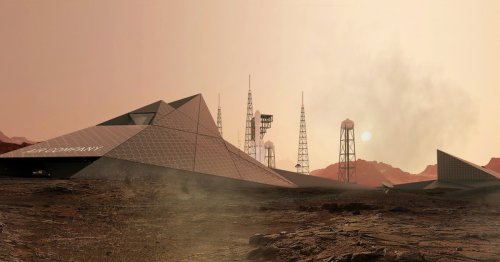 SpaceX Mars city: 4 stunning concept images show planet’s fuel station
