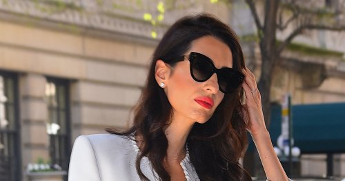 Amal Clooney Wore A Flawless Leather Look To Dinner In Malibu