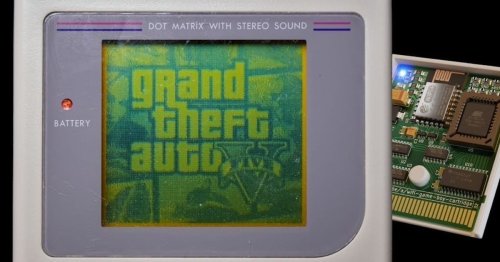 Watch 'GTA V' stream on an original Game Boy like literally no one intended