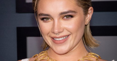 Florence Pugh’s Bra Top & Fringe Skirt Are Giving High Fashion Goth