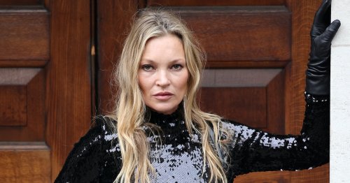 Kate Moss Showed Up to the Daytime Burberry Show Like It Was the Club