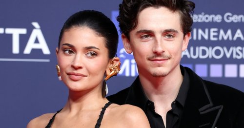 Kylie Jenner Wore A Low-Cut Top To Sit Courtside With Kendall & Timothée