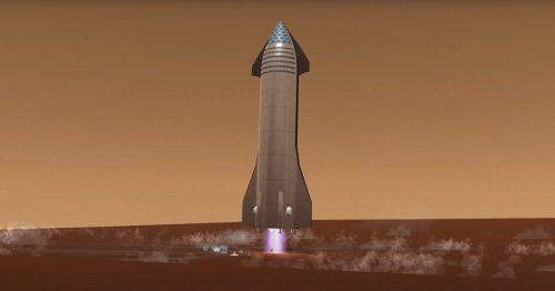 SpaceX Mars city: incredible fan video shows Starship returning to Earth