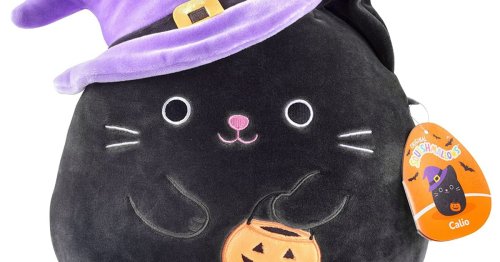 The Cutest Halloween Squishmallows Include A Pumpkin Wearing A Bowler Hat