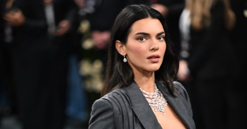 Kendall Jenner Went Topless In A Metallic Blue Bikini For New Ad